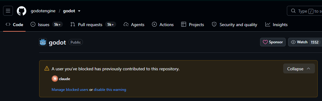 an image showing that Claude has been blocked
